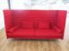 Vitra Ronan & Erwan Bouroullec, Alcove High Back Breakout Sofa in Red.