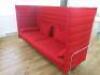 Vitra Ronan & Erwan Bouroullec, Alcove High Back Breakout Sofa in Red. - 2