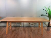 Oak Wood Dining/Canteen Table. Size H77 x W240 x D80cm.