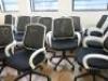 17 x Black & White Swivel Office Chairs. - 2