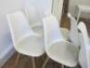 14 x Vitra Eames Style DSW Chairs with Padded Cushion Seat (As Pictured/Viewed). - 5