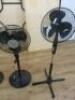 4 x Assorted Pedestal Fans (2 x Honeywell, 1 x Sohler & 1 x Netta). - 2