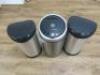 2 x Curver & 1 x Sense TekTake Bins. - 2