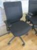 8 x Black Sense G28 Ergo Office Swivel Chairs. - 3