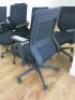6 x Black Sense G28 Ergo Swivel Office Chairs. - 3