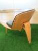 Bent Plywood Lounge Chair in Hans Wegner Shell Style. - 3