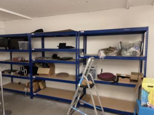 Approx 12 Assorted Bays of Lightweight Boltless Racking. NOTE: Located throughout building (As Viewed)