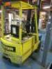 Hyster 1.50 Electric Forklift, Model A1.50XL, S/N C203A02049Y. Comes with Operators Manual, Piccolo Curtis XS Charger & C1P Chloride Motive Power Classic 24v 95 Charger. NOTE: powers up, drives and lifts but unable to select reverse gear - 4