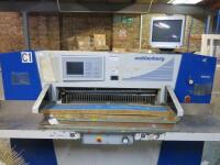 Wohlenberg 115 Guillotine, 3 Phase, S/N 3600-011, Year 1996. Comes with 3 x Spare Cutting Blades.